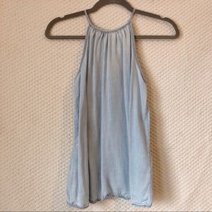 chambray tank top